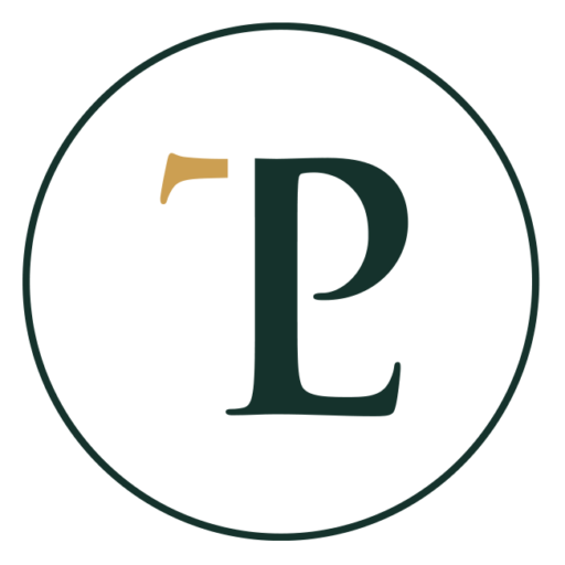 The Law People Logo - Black and Orange